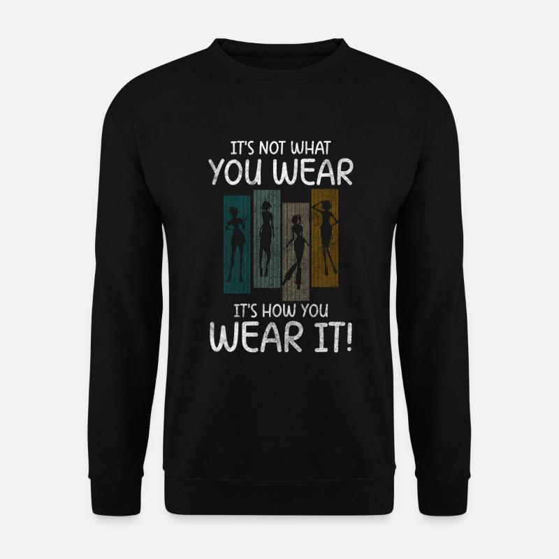 Modeliebhaber Style Neu Modisch - Unisex Pullover - Schwarz