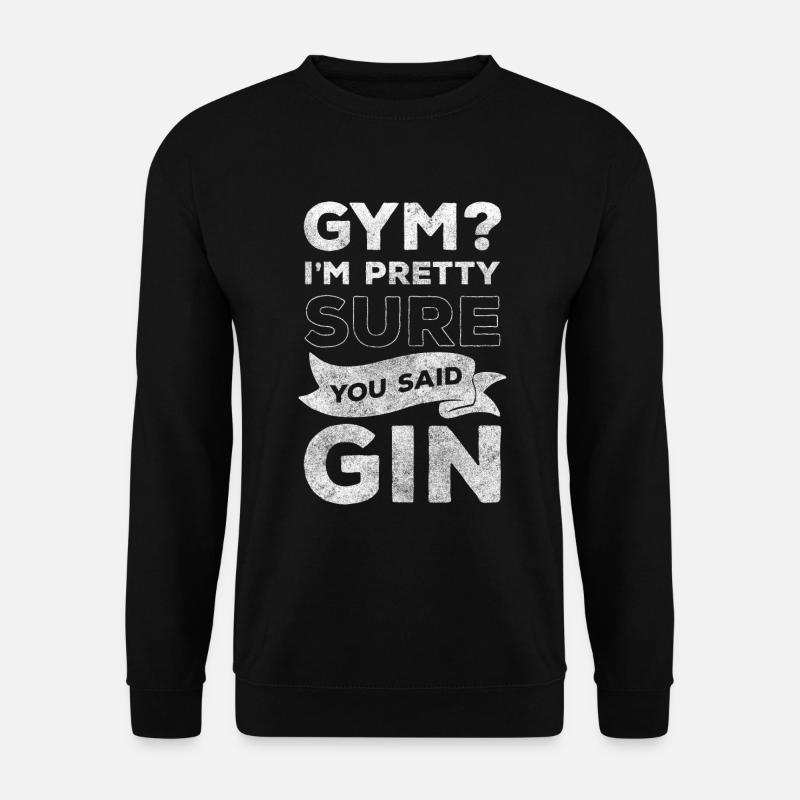 säufer party longsdrinks - Unisex Pullover - Schwarz