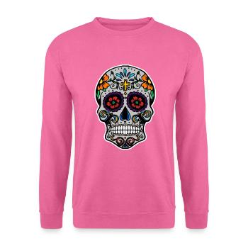 Sugar Skull - Unisex Pullover - Pink - Vorne