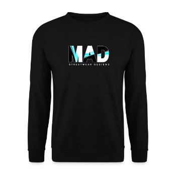 Designs streetwear fous - Sweat-shirt Unisexe - noir - Devant - Alina (178cm) & Michal (187cm)