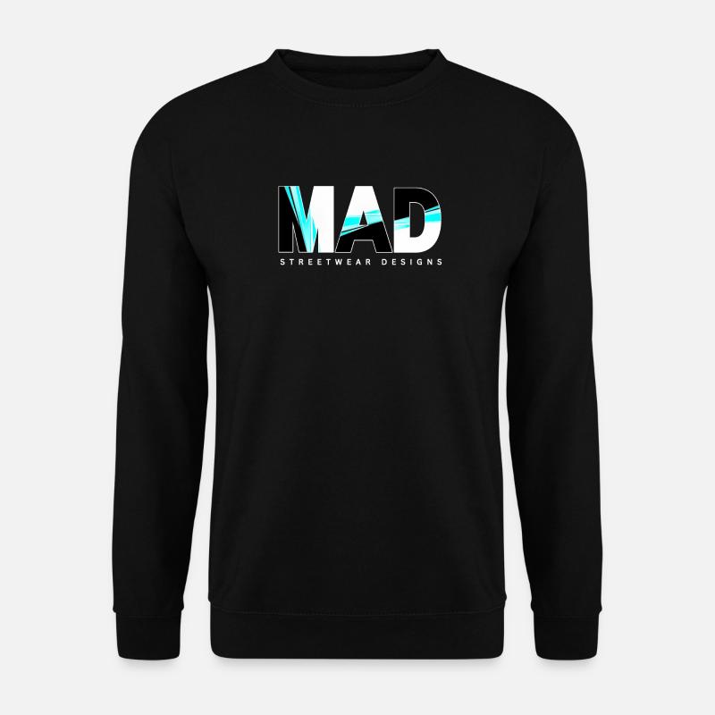 Verrückte Streetwear-Designs - Unisex Pullover - Schwarz