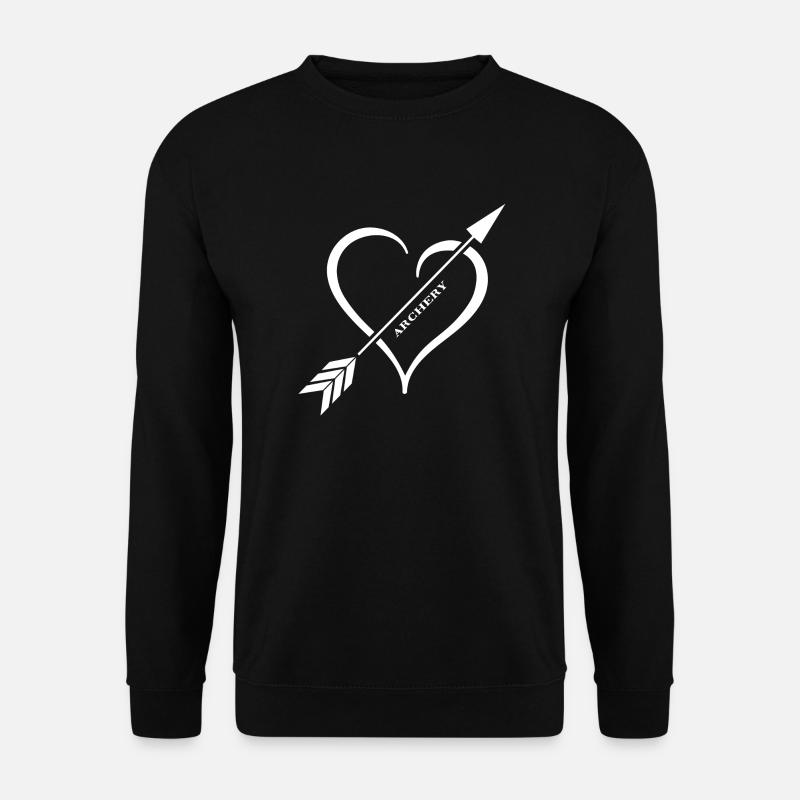 Bogenschießen Bogenparcours Bogenschütze - Unisex Pullover - Schwarz