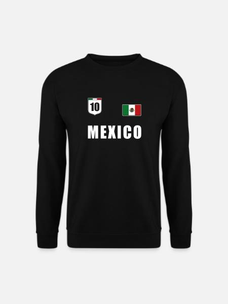 Mexique T-shirt drapeau mexicain maillot de football - Sweat-shirt Unisexe - noir