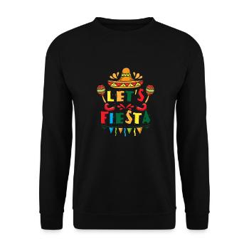 Let's Fiesta - sombrero mexican spanish holiday - Unisex Pullover - Schwarz - Vorne - Alina (178cm) & Michal (187cm)