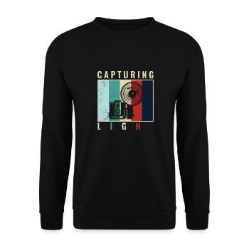 Capturing Light - paparazzi photo editor - Sweat-shirt Unisexe - noir - Devant - Alina (178cm) & Michal (187cm)