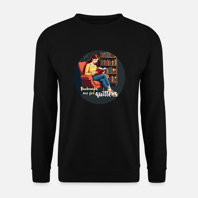 Je suis dans une relation engagée avec ma bibliothèque - Sweat-shirt Unisexe - noir