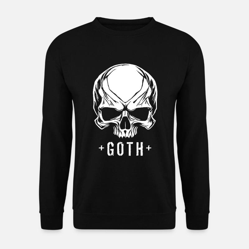 Crâne GOTH - Sweat-shirt Unisexe - noir