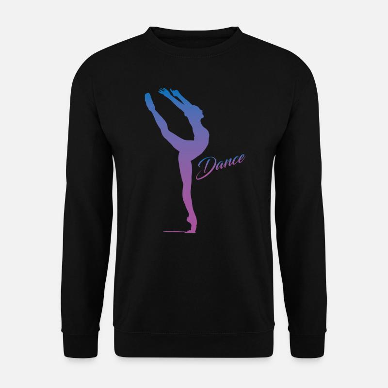 Tanzen Ballett Geschenk Ballerina - Unisex Pullover - Schwarz