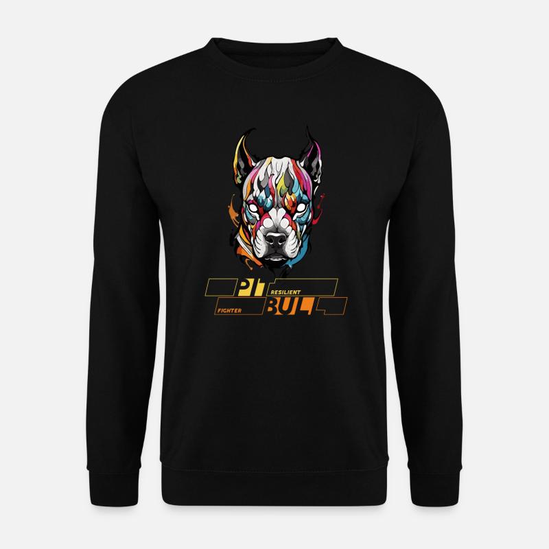 Resilient Fighter - Pit-Bull terrier Pride - Unisex Sweatshirt - black