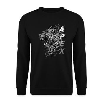 Babouin primordial Apex - Sweat-shirt Unisexe - noir - Devant - Alina (178cm) & Michal (187cm)