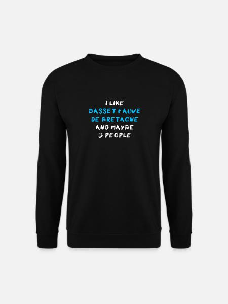 Basset Fauve de Bretagne - Unisex Pullover - Schwarz