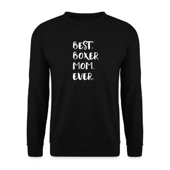 Boxeur - Sweat-shirt Unisexe - noir - Devant - Alina (178cm) & Michal (187cm)