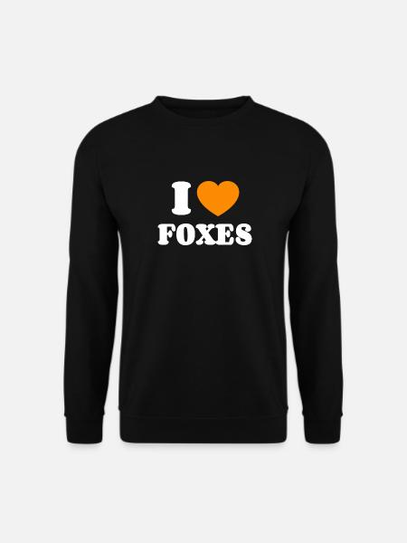 Dear foxes, - Unisex Sweatshirt - black