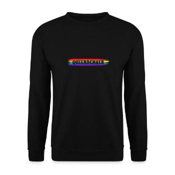 Queer Thinker - Unisex Sweatshirt - black - Front - Alina (178cm) & Michal (187cm)