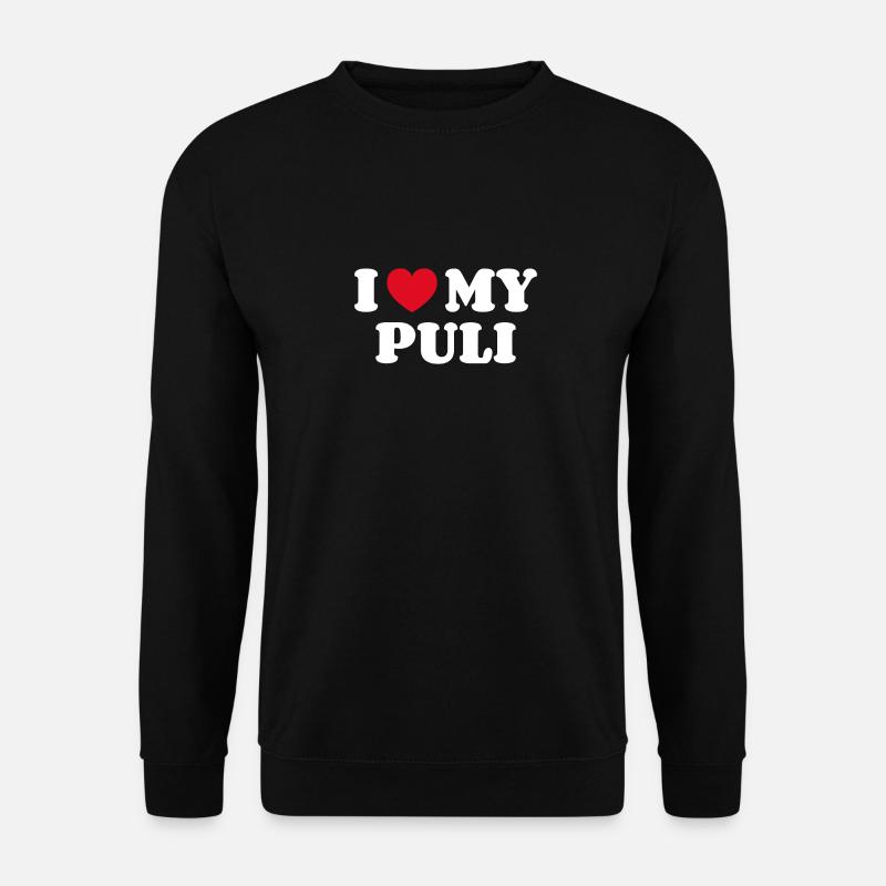 J’aime mon Puli - Sweat-shirt Unisexe - noir