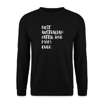 Bouvier australien chien - Sweat-shirt Unisexe - noir - Devant - Alina (178cm) & Michal (187cm)