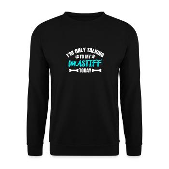 Mastiff - Unisex Sweatshirt - black - Front - Alina (178cm) & Michal (187cm)