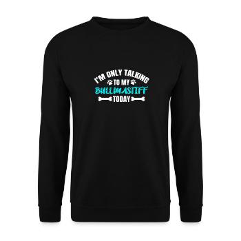 Bullmastiff - Unisex Sweatshirt - black - Front - Alina (178cm) & Michal (187cm)