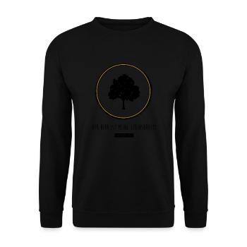 Lebenskraft - Unisex Pullover - Schwarz - Vorne - Alina (178cm) & Michal (187cm)
