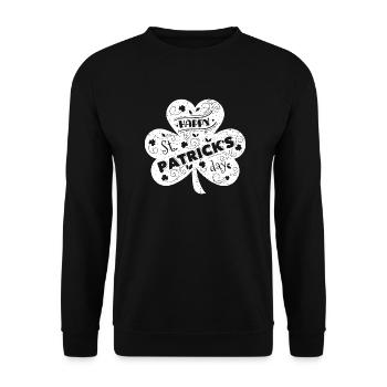 St Patrick s Day - Sweat-shirt Unisexe - noir - Devant - Alina (178cm) & Michal (187cm)