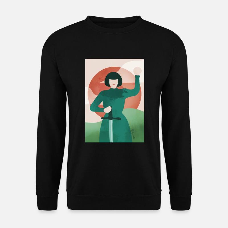 Jeanne der Kunst - Unisex Pullover - Schwarz