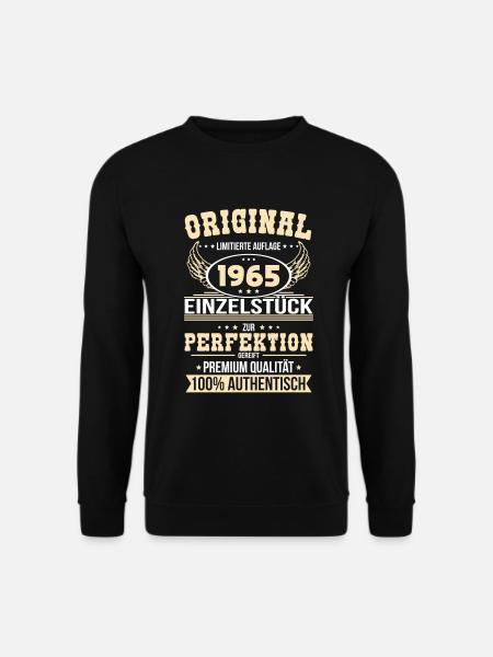 60. Geburtstag - Original 1965 Einzelstück - Unisex Pullover - Schwarz