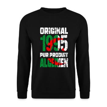 30th Anniversary - Original - 1995 - Algerian - Unisex Sweatshirt - black - Front - Alina (178cm) & Michal (187cm)