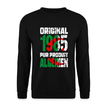 40th Anniversary - Original - 1985 - Algerian - Unisex Sweatshirt - black - Front - Alina (178cm) & Michal (187cm)