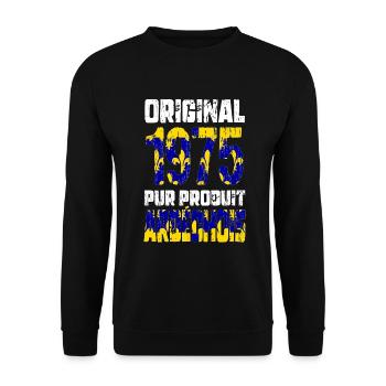 50-jähriges Jubiläum - Original - 1975 - Ardèche - Unisex Pullover - Schwarz - Vorne - Alina (178cm) & Michal (187cm)