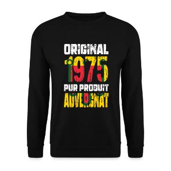 50th anniversary - Original - 1975 - Auvergne - Unisex Sweatshirt - black - Front - Alina (178cm) & Michal (187cm)