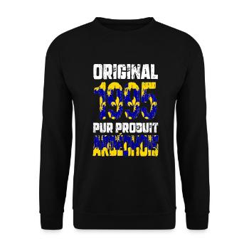 30-jähriges Jubiläum - Original - 1995 - Ardèche - Unisex Pullover - Schwarz - Vorne - Alina (178cm) & Michal (187cm)
