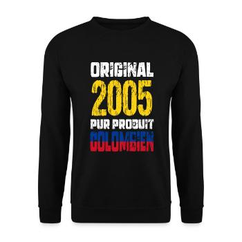 20th Anniversary - Original - 2005 - Colombian - Unisex Sweatshirt - black - Front - Alina (178cm) & Michal (187cm)