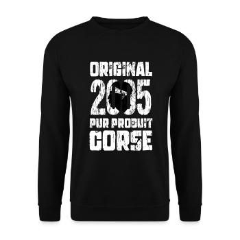 20-jähriges Jubiläum - Original - 2005 - Korsika - Unisex Pullover - Schwarz - Vorne - Alina (178cm) & Michal (187cm)