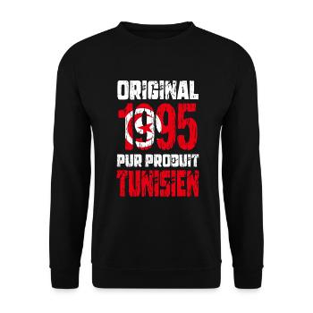 30th Anniversary - Original 1995 - Tunisian - Unisex Sweatshirt - black - Front - Alina (178cm) & Michal (187cm)