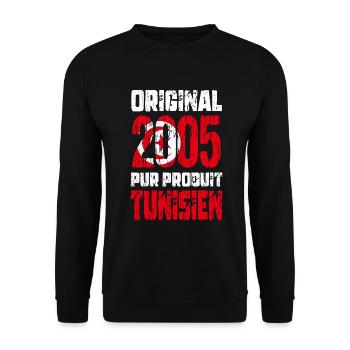 20th Anniversary - Original 2005 - Tunisian - Unisex Sweatshirt - black - Front - Alina (178cm) & Michal (187cm)