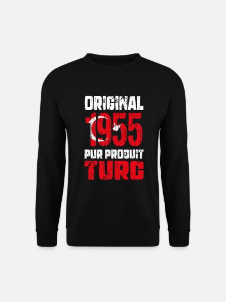 70 Jahre Jubiläum - Original 1955 - Türkisch - Unisex Pullover - Schwarz