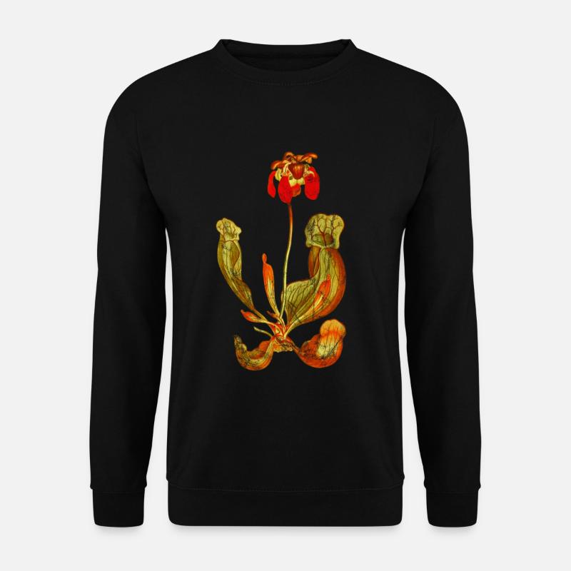 Fleischfressende Pflanze Karnivore Grunge Vintage - Unisex Pullover - Schwarz