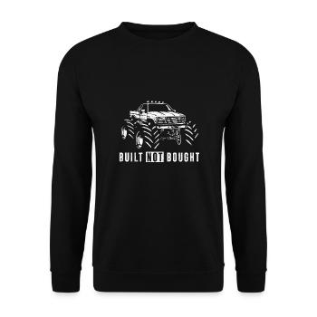Built, not purchased rock crawler - Unisex Sweatshirt - black - Front - Alina (178cm) & Michal (187cm)