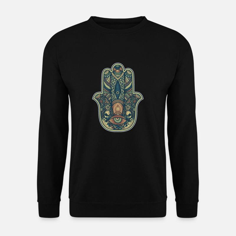 Hand der Fatima-Meditation - Unisex Pullover - Schwarz