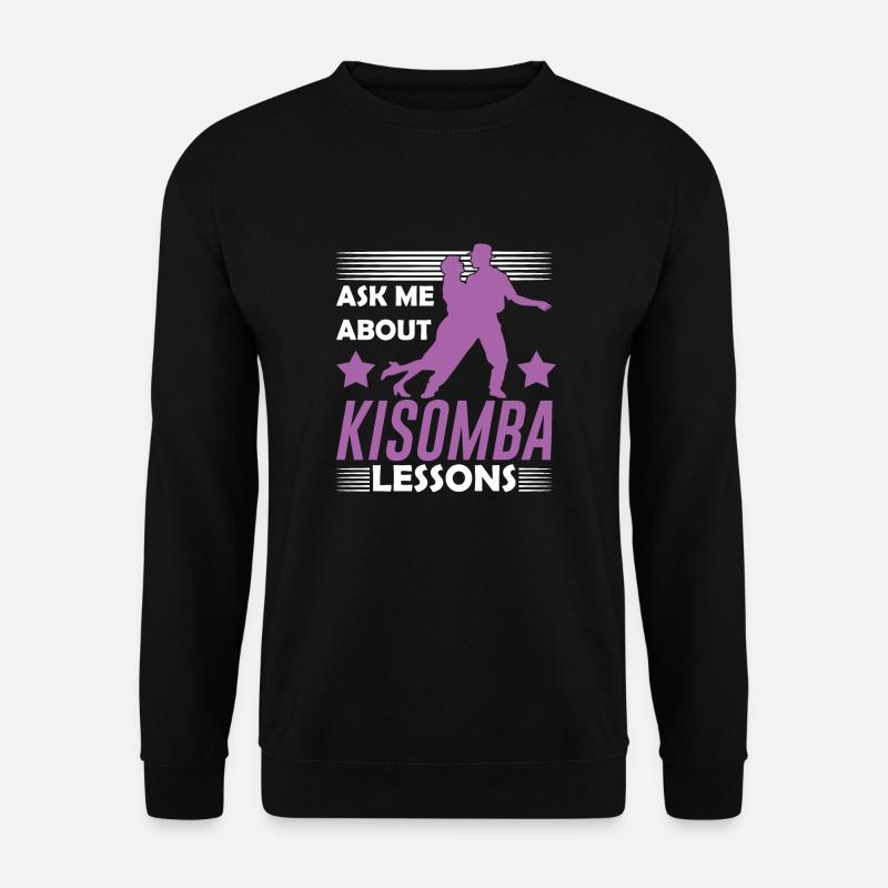 Ask me about Kizomba lessons - Unisex Sweatshirt - black