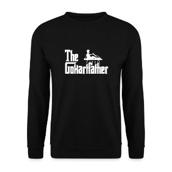 Kart Gokart Le Gokartfather - Sweat-shirt Unisexe - noir - Devant - Alina (178cm) & Michal (187cm)