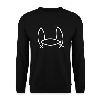 Three - Unisex Sweatshirt - black - Front - Alina (178cm) & Michal (187cm)