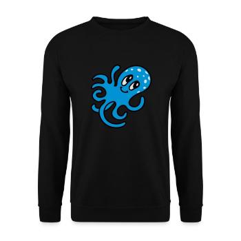 Octopus - Octopus 3 - Sweat-shirt Unisexe - noir - Devant - Alina (178cm) & Michal (187cm)