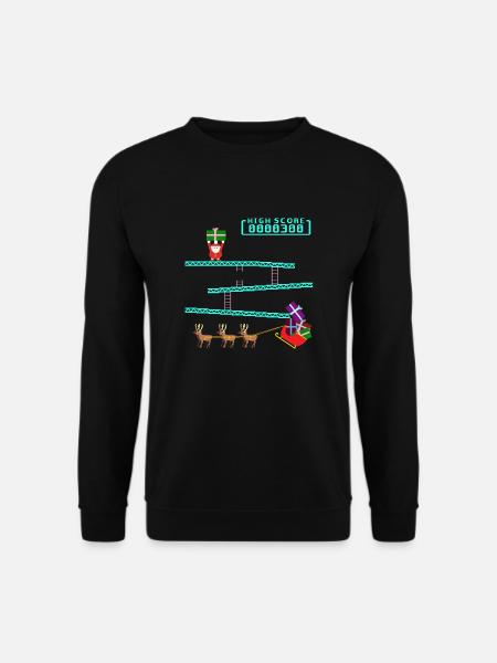 Santa Kong - Unisex Pullover - Schwarz
