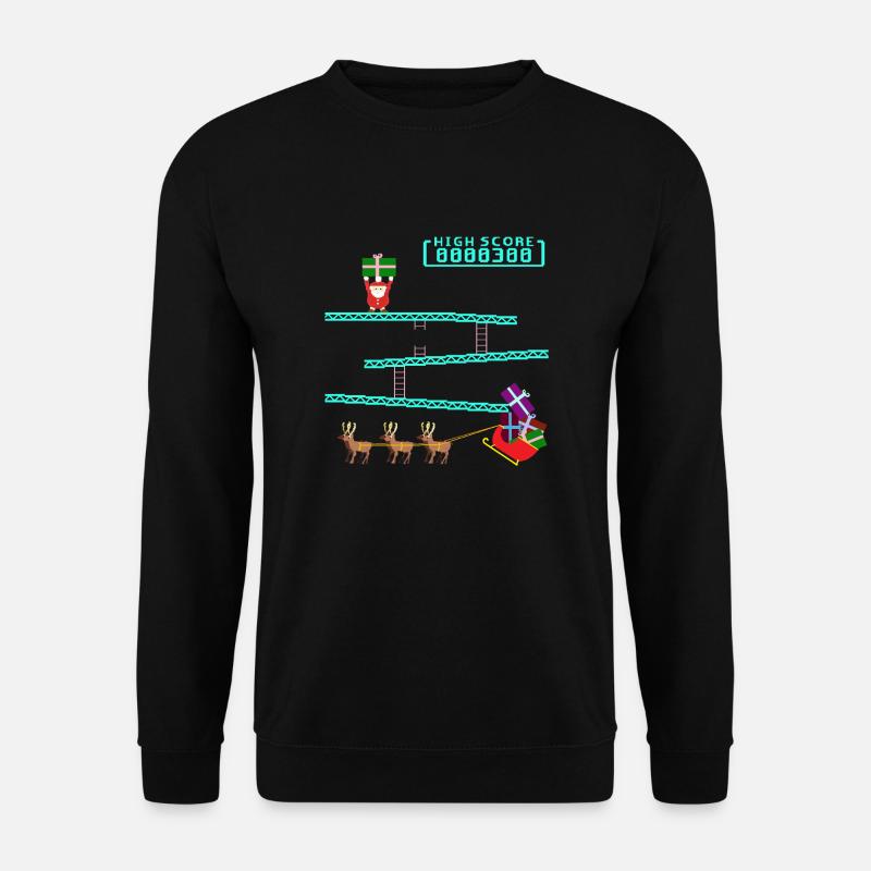 Santa Kong - Unisex Pullover - Schwarz