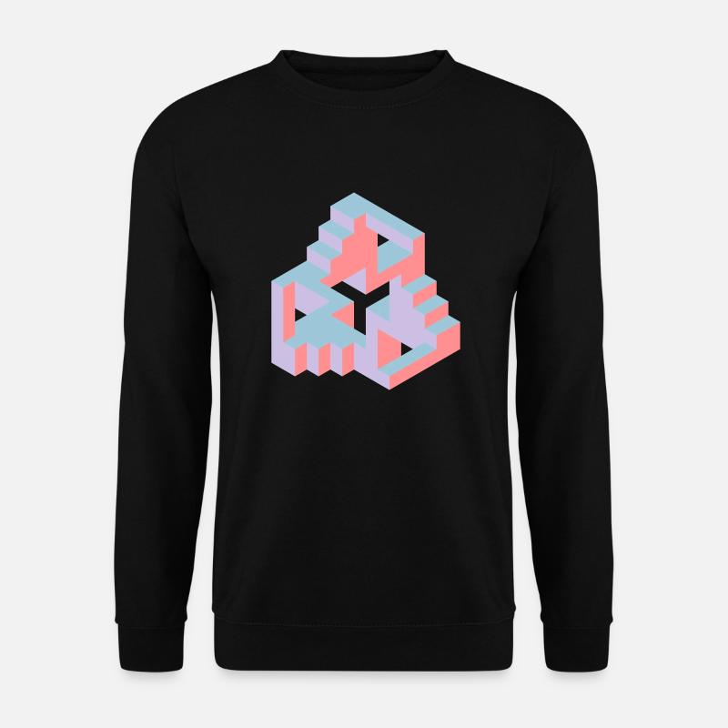 Impossible Figures 77B - Unisex Sweatshirt - black