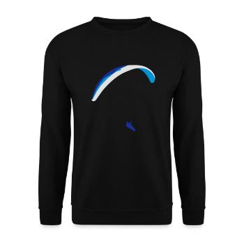 Paraglider XC - Unisex Sweatshirt - black - Front - Alina (178cm) & Michal (187cm)