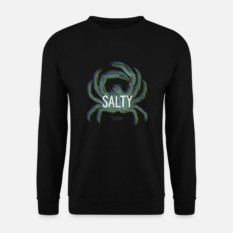 Krabbe SALTY - Unisex Pullover - Schwarz