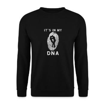 Bachata Kizomba Zouk It's in my DNA Gift Dance - Unisex Sweatshirt - black - Front - Alina (178cm) & Michal (187cm)
