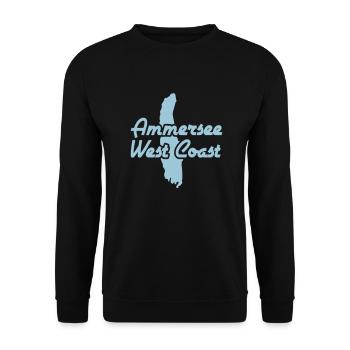 Ammersee West Coast - Unisex Pullover - Schwarz - Vorne - Alina (178cm) & Michal (187cm)